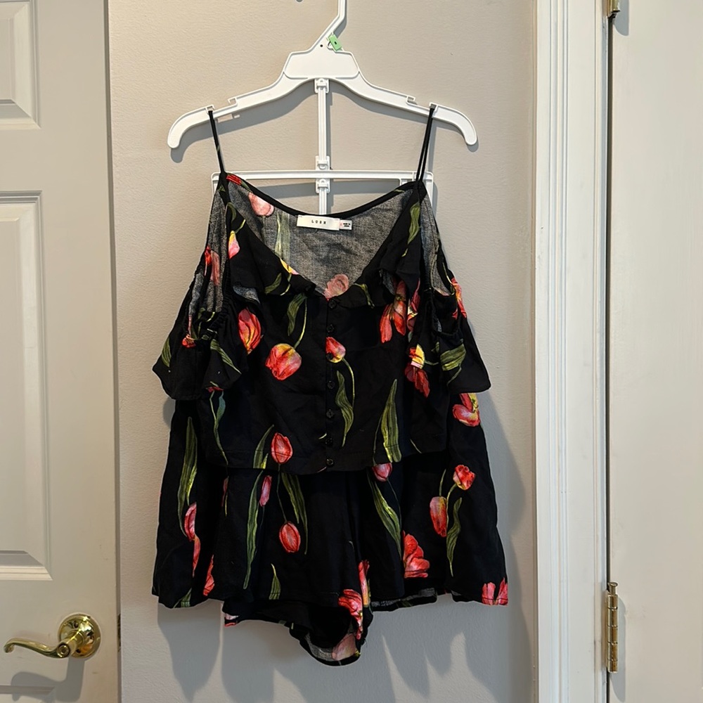 Floral Top and Short Set